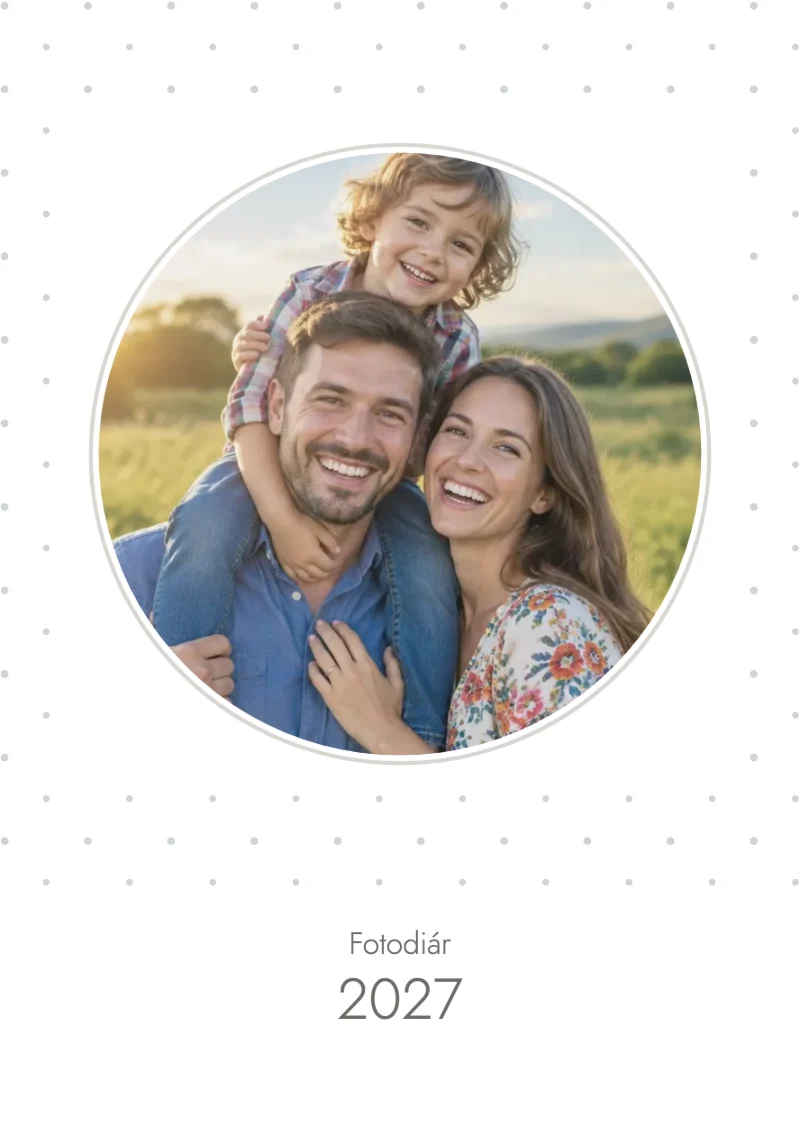 Obálka fotodiáře A5 Jemný kruh